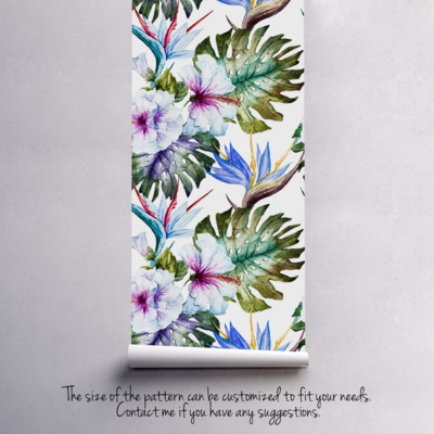 Papier peint Hibiscus