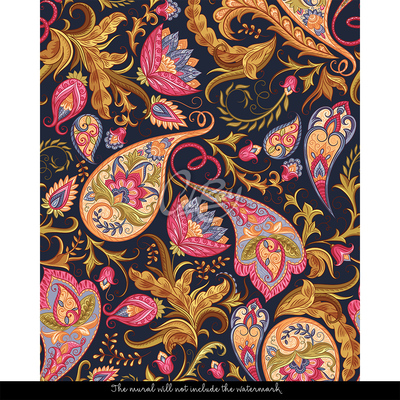 Papier peint panoramique La beauté colorée de l'Orient