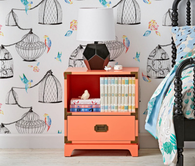 Papier peint panoramique L'évasion de l'oiseau