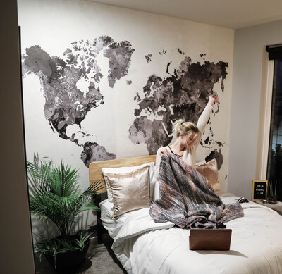 Papier peint adhésif Carte du monde