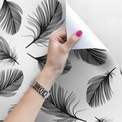 Papier peint adhésif Plumes duveteuses