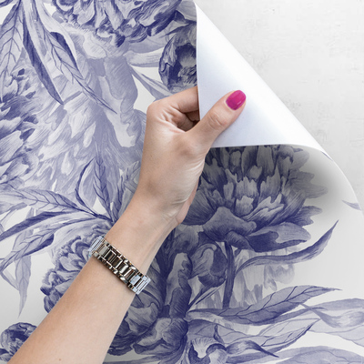 Tapisserie murale Vue apaisante sur les fleurs