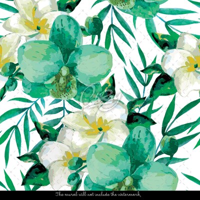 Tapisserie murale Parfum céleste des fleurs de monoï