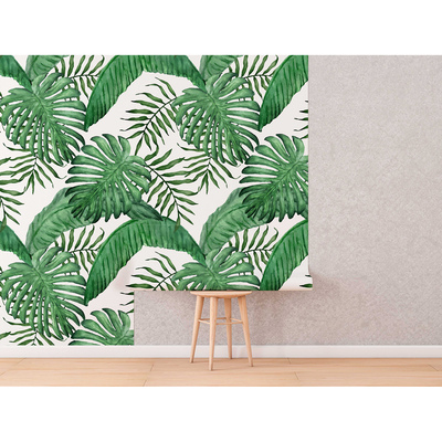 Papier peint adhésif Reposez-vous à l'ombre des feuilles de palmier