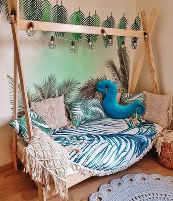 Papier peint adhésif Un palmier a poussé ici