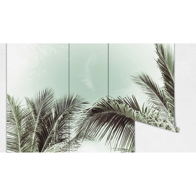 Papier peint adhésif Un palmier a poussé ici