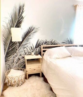 Papier peint adhésif Un palmier a poussé ici