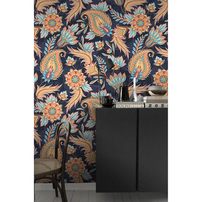 Tapisserie panoramique Motif floral oriental