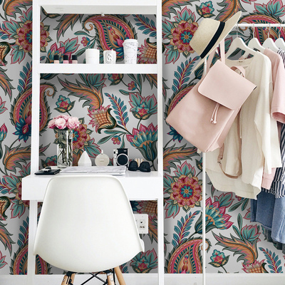 Papier peint panoramique Beauté pastel de l'Orient