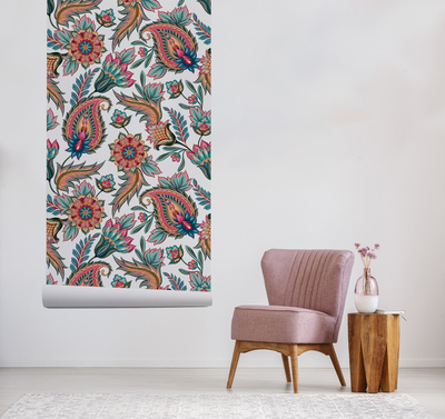 Papier peint panoramique Beauté pastel de l'Orient