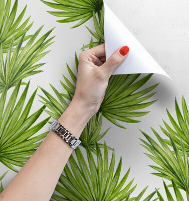 Tapisserie murale Ventilateurs tropicaux