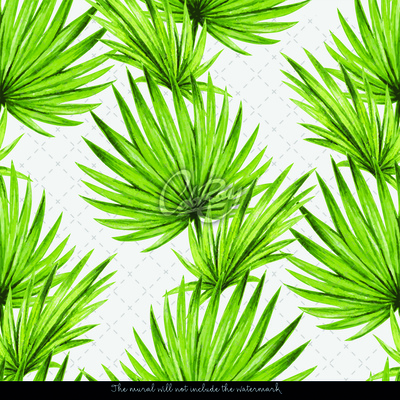 Tapisserie murale Ventilateurs tropicaux