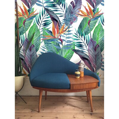 Papier peint Oasis arc-en-ciel paradisiaque