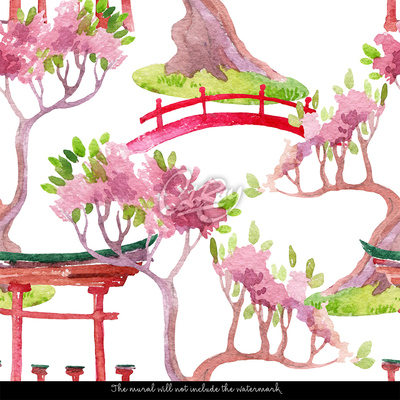 Papier peint adhésif Paysage japonais