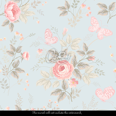 Papier peint Matin d'été pastel