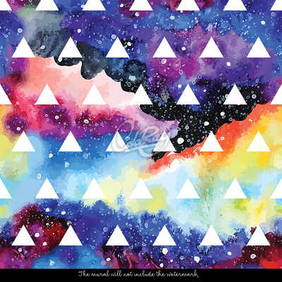 Tapisserie panoramique Un voyage dans l'espace