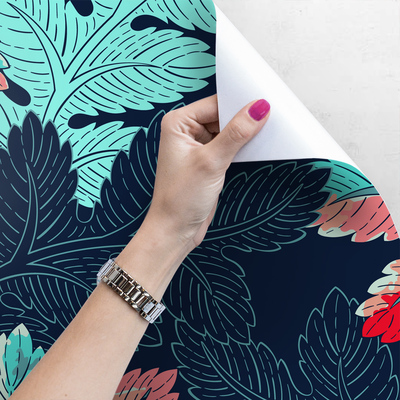 Tapisserie murale Le vent dans les feuilles de l'arc-en-ciel