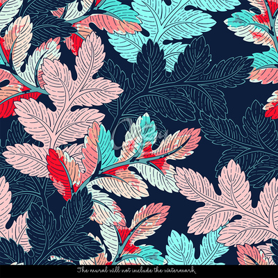 Tapisserie murale Le vent dans les feuilles de l'arc-en-ciel