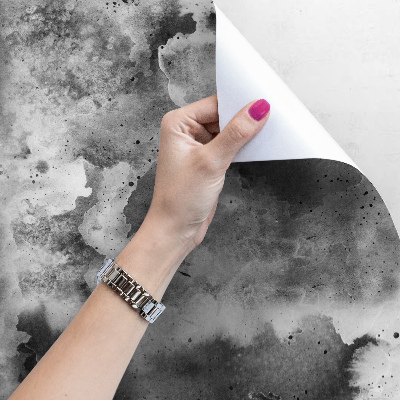 Papier peint adhésif épaisse fumée grise