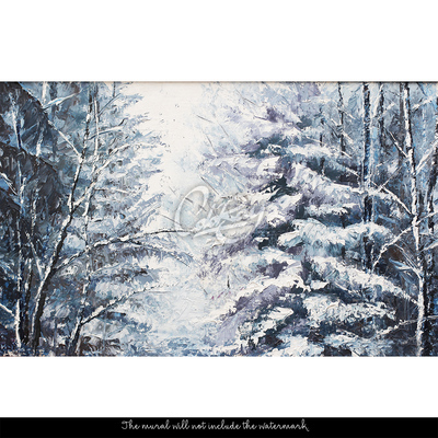 Papier peint Terre glacée