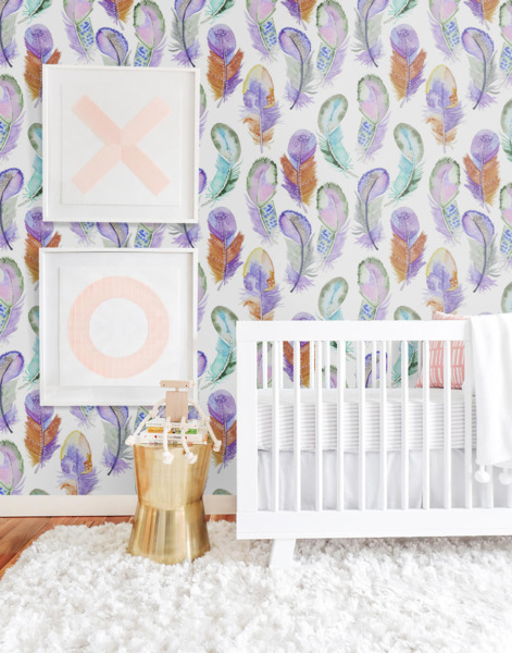 Papier peint panoramique Perte de l'oiseau de paradis