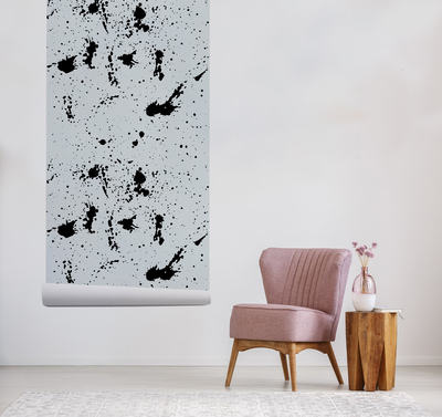 Tapisserie murale Taches noires
