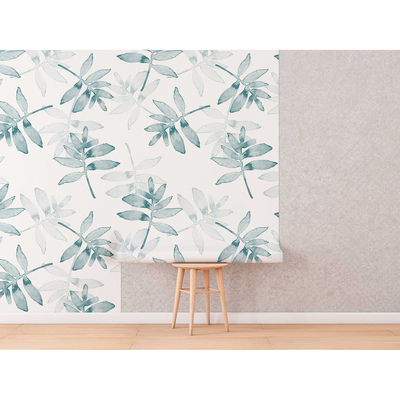 Tapisserie murale Sieste parmi les feuilles apaisantes