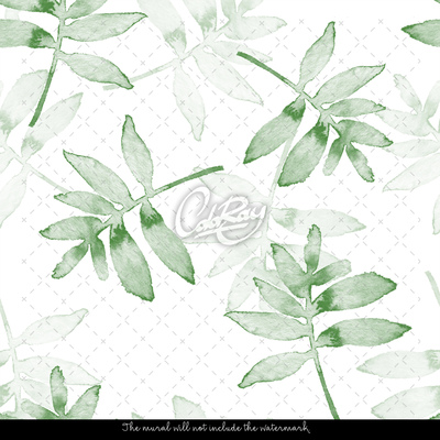 Papier peint adhésif Feuillage pastel