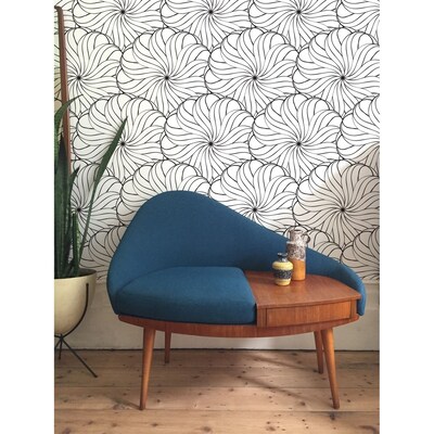 Papier peint adhésif Croquis des grandes fleurs