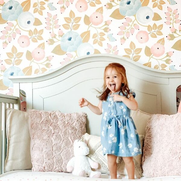 Tapisserie murale Joyeux bourgeonnement printanier