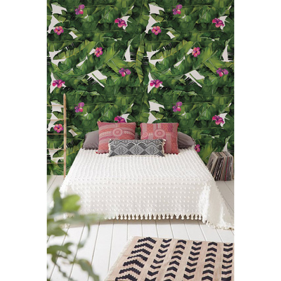 Papier peint Sur les traces de la rose de Chine