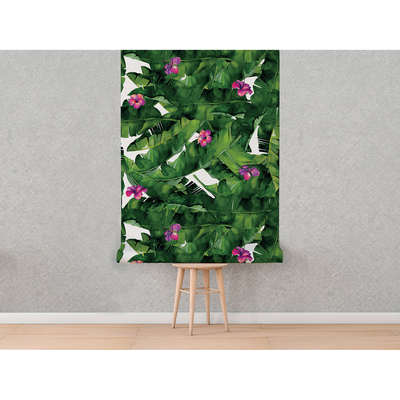 Papier peint Sur les traces de la rose de Chine