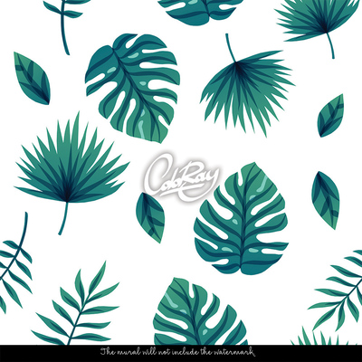 Tapisserie murale Monstera appelé philodendron
