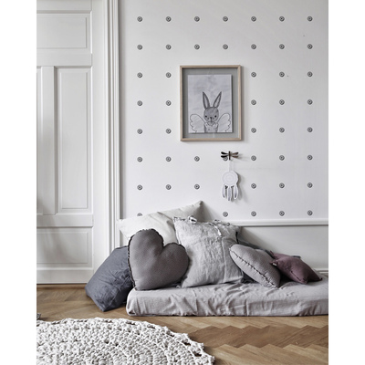 Tapisserie murale Mickey Mouse joue au jeu des boutons