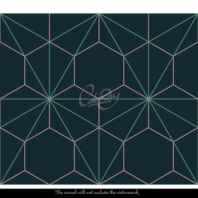 Papier peint adhésif Motifs géométriques