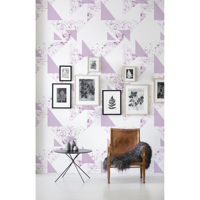 Papier peint adhésif Triangles violets