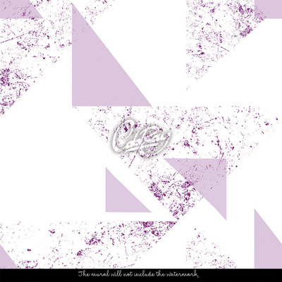 Papier peint adhésif Triangles violets