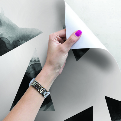 Papier peint Triangles à la mode