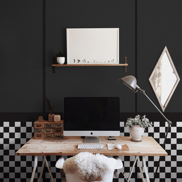 Papier peint panoramique Damier