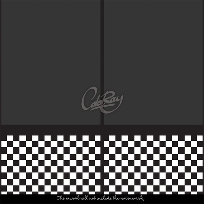 Papier peint panoramique Damier