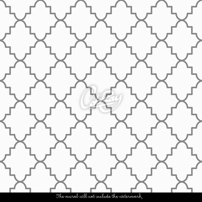 Papier peint panoramique Trèfle marocain