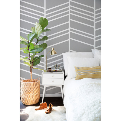 Tapisserie murale Style à chevrons