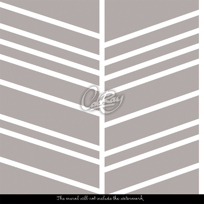 Tapisserie murale Style à chevrons