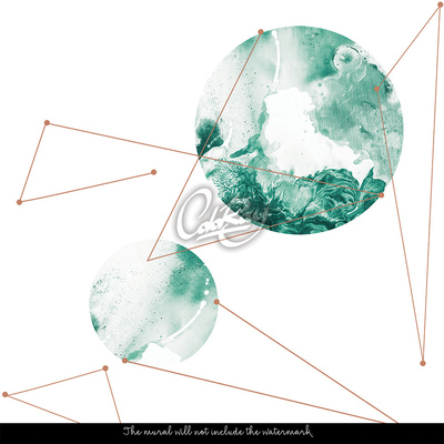 Papier peint adhésif Lune de marbre