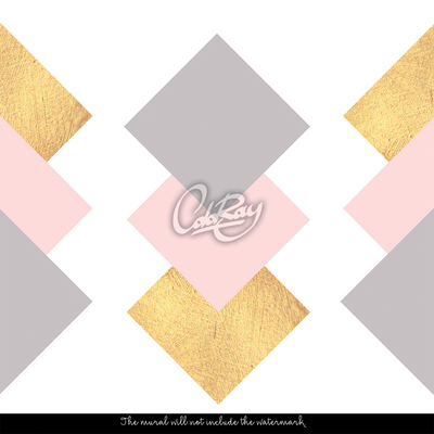 Tapisserie murale Carrés frappés