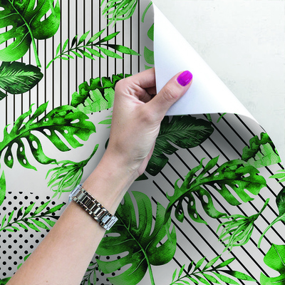 Papier peint Monstera avant-gardiste