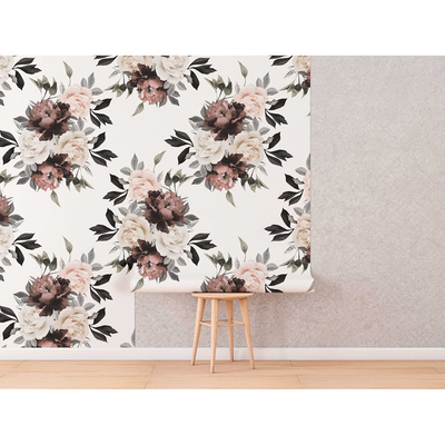 Papier peint panoramique Un bouquet de fleurs pour la dame ?