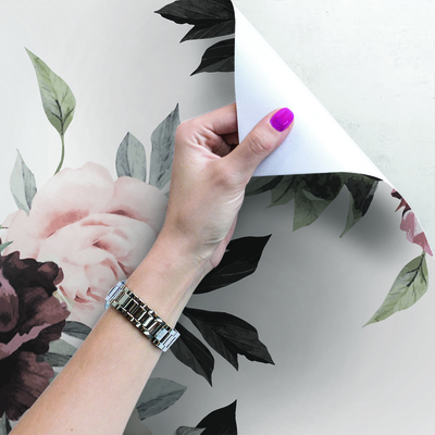 Papier peint panoramique Un bouquet de fleurs pour la dame ?