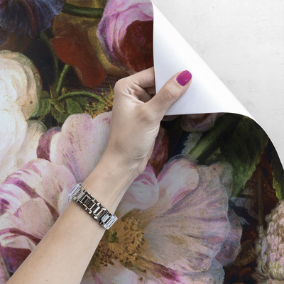 Tapisserie murale Jardin de roses aromatiques