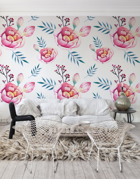 Papier peint adhésif Bouquet sucré